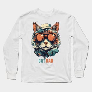 Cool Cat Dad Long Sleeve T-Shirt